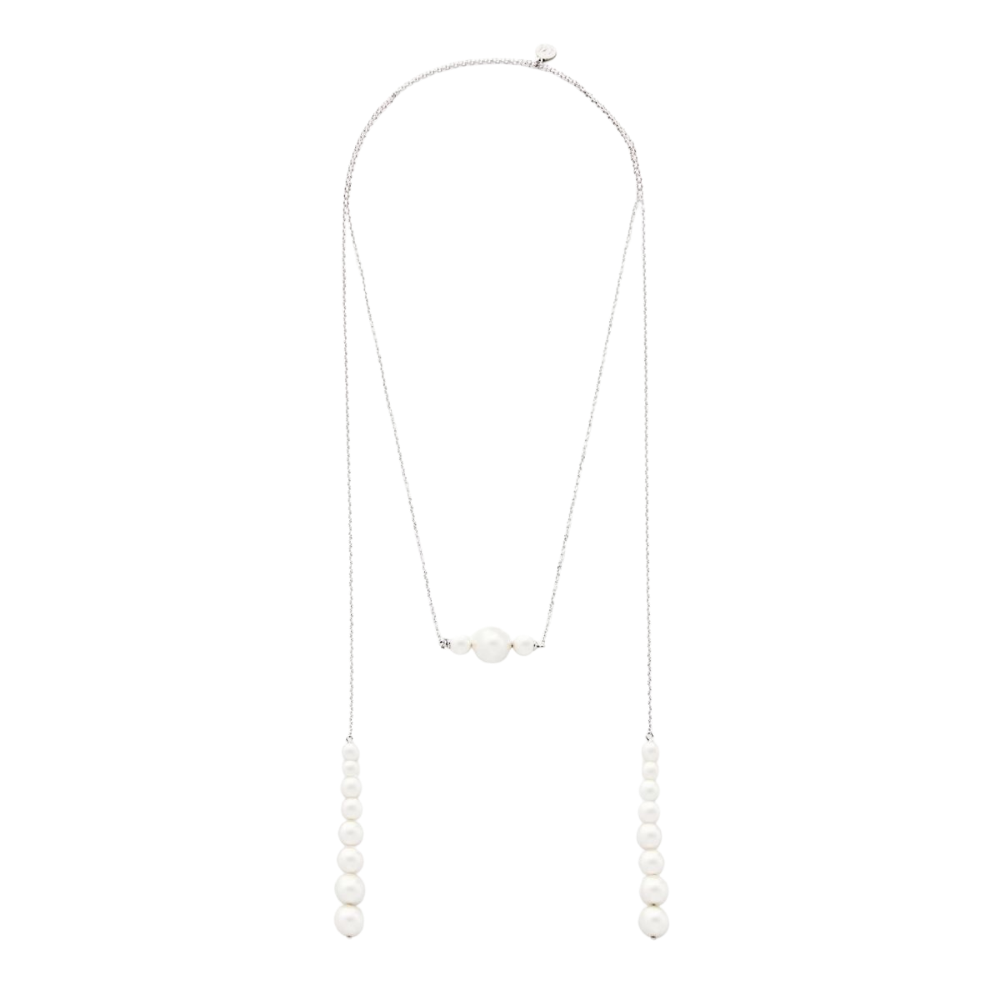 Majorica | Collar De Plata Largo