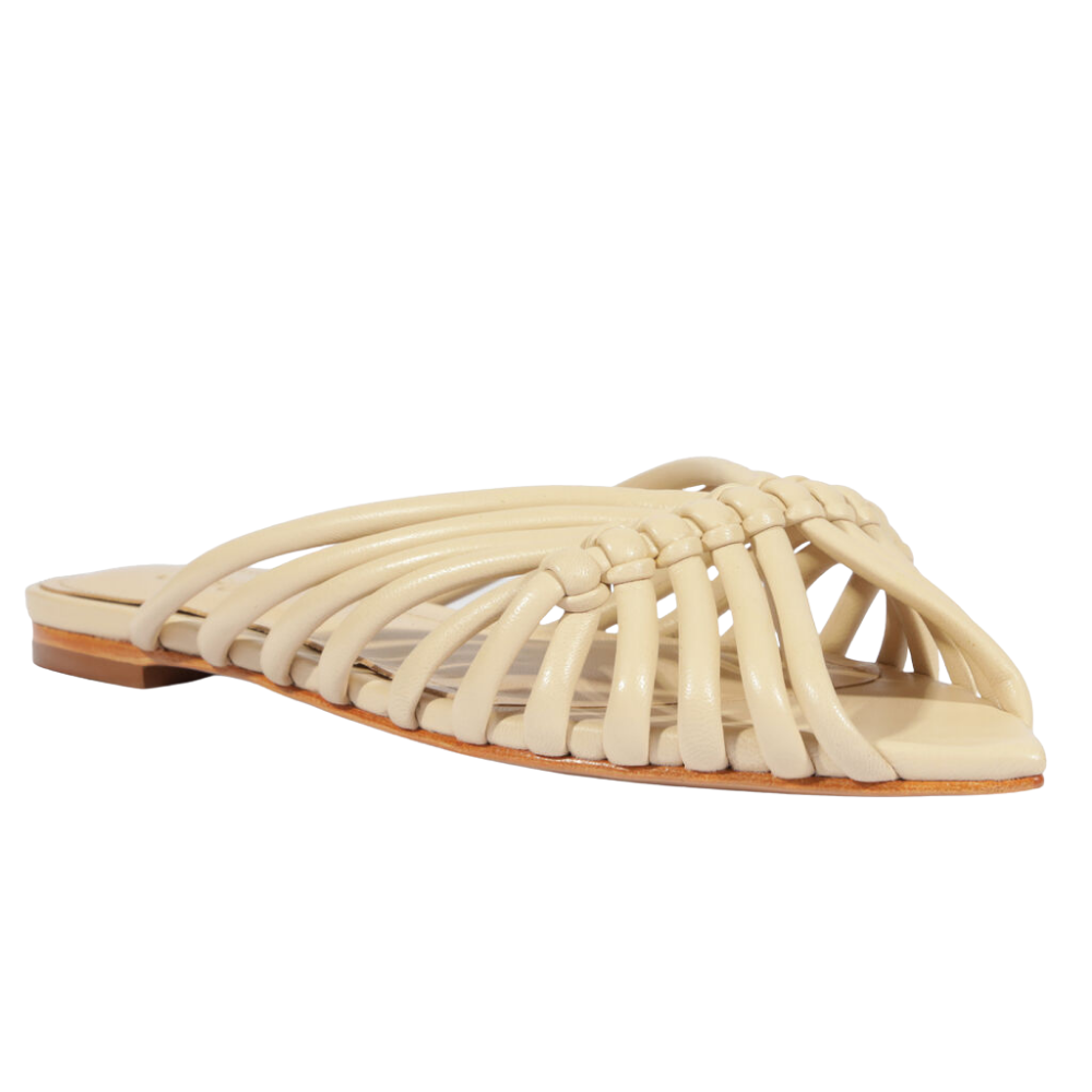 Schutz  |  Sandalia plana Schutz en tono neutro