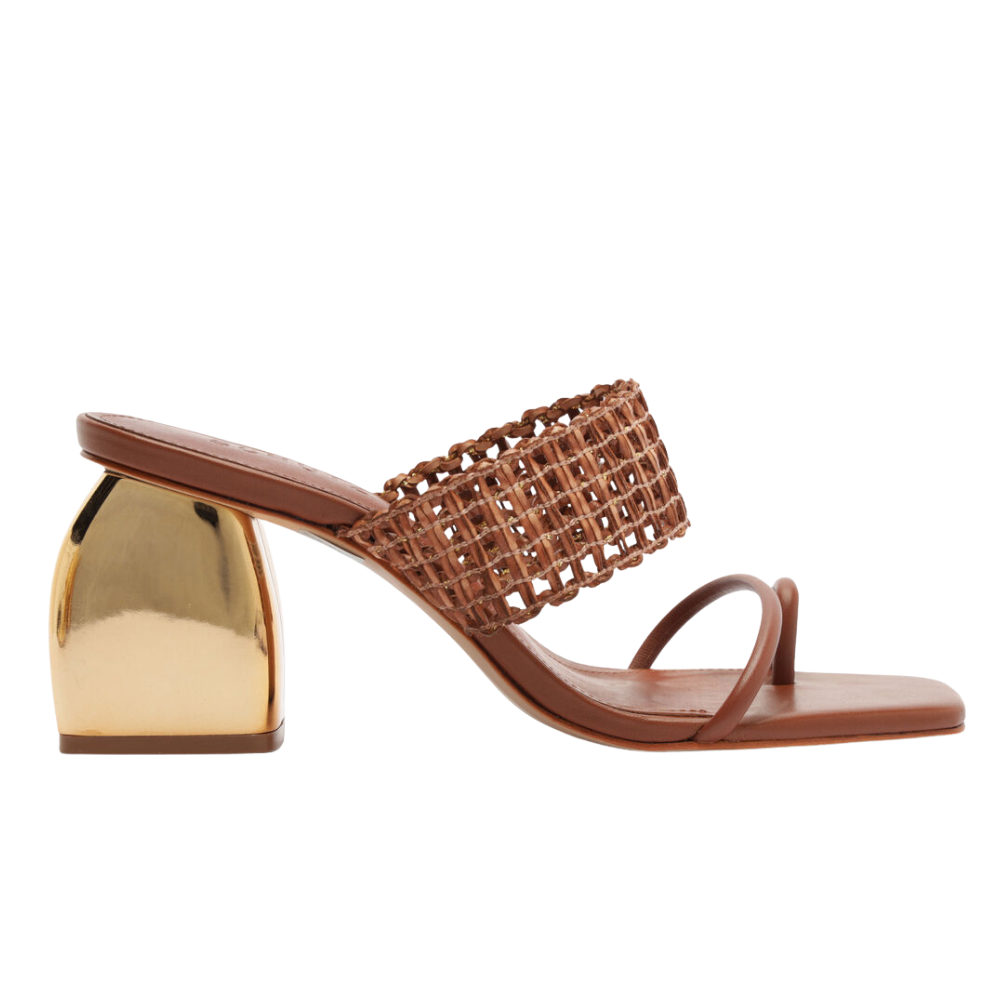 Schutz |  Mule de Tacón Medio con Pasador al Dedo