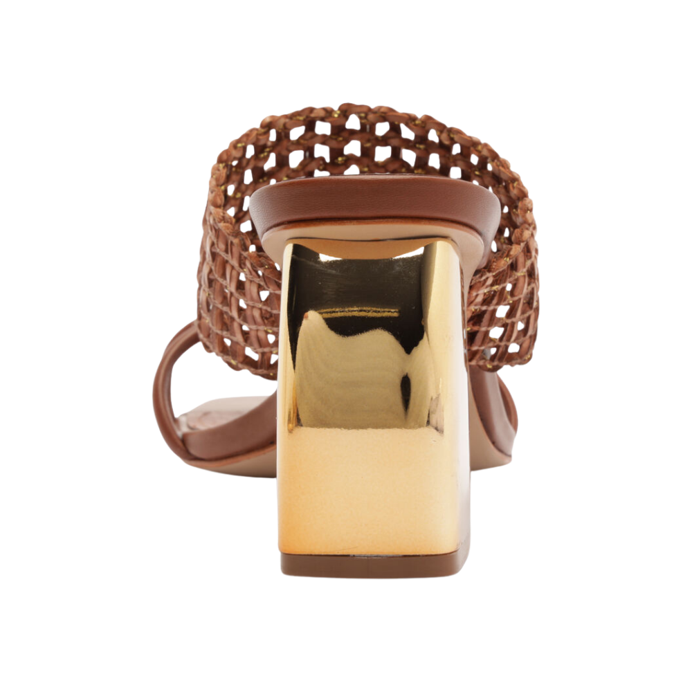 Schutz |  Mule de Tacón Medio con Pasador al Dedo