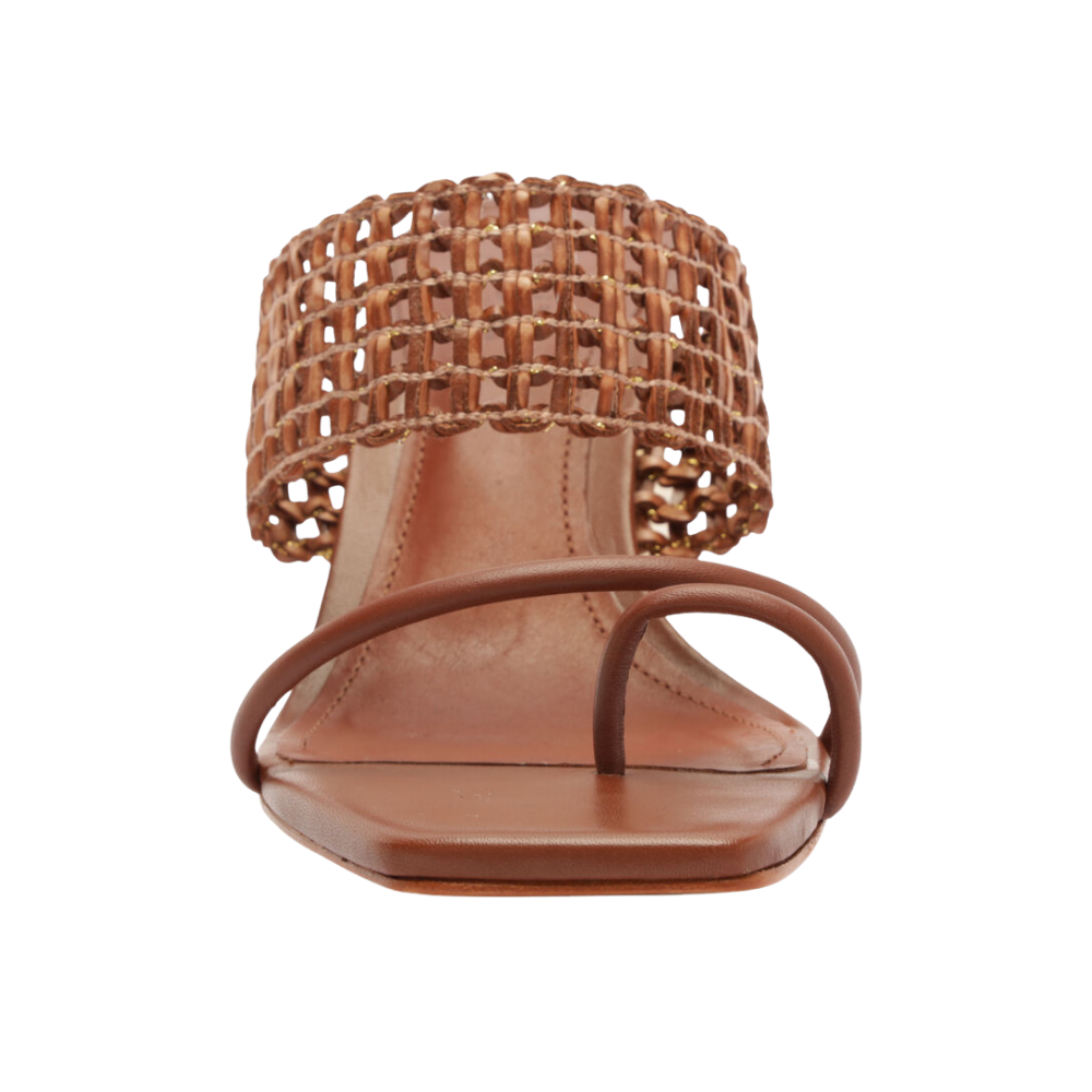 Schutz |  Mule de Tacón Medio con Pasador al Dedo