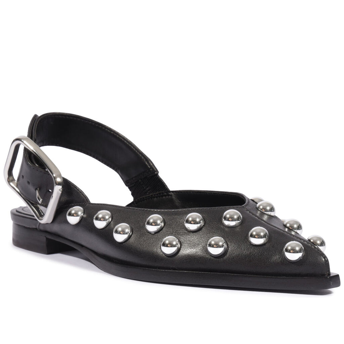 Schutz | Bailarina slingback con esferas metálicas - Negro