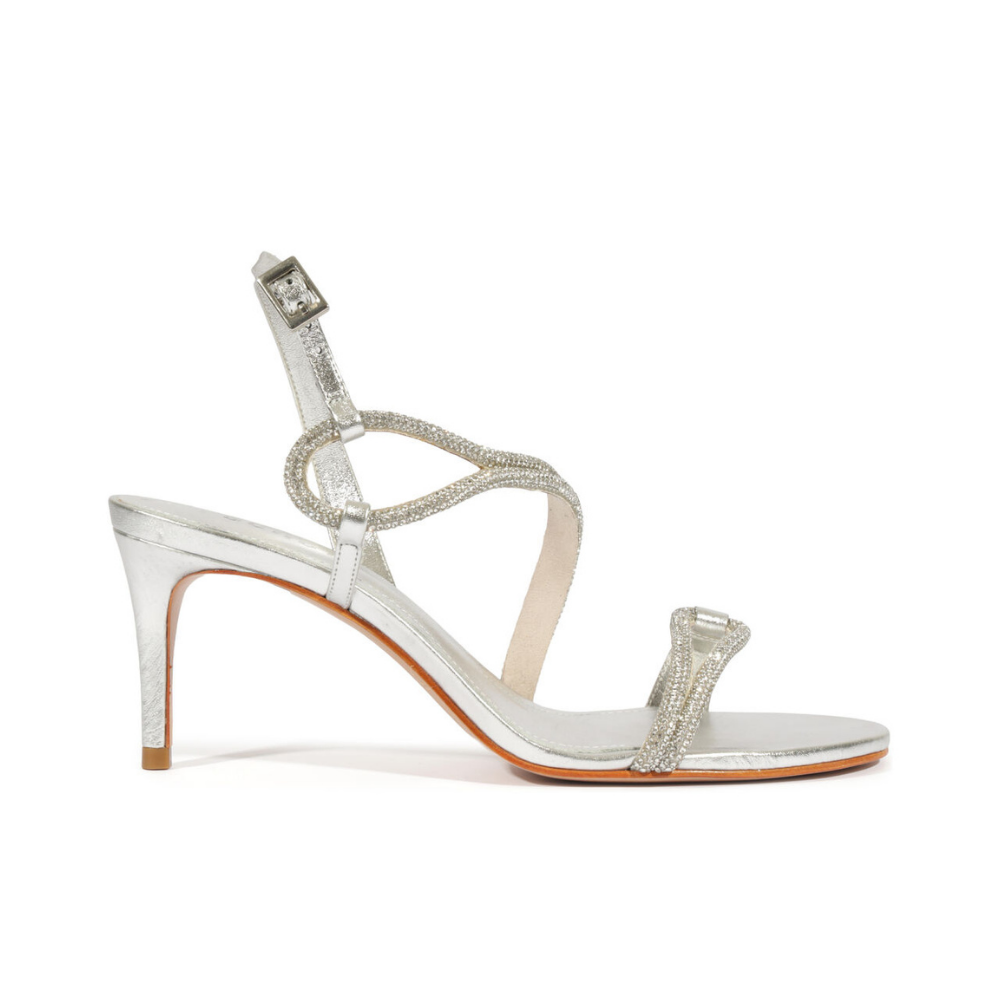 Schutz  |  Sandalia de Tacón con Brillos