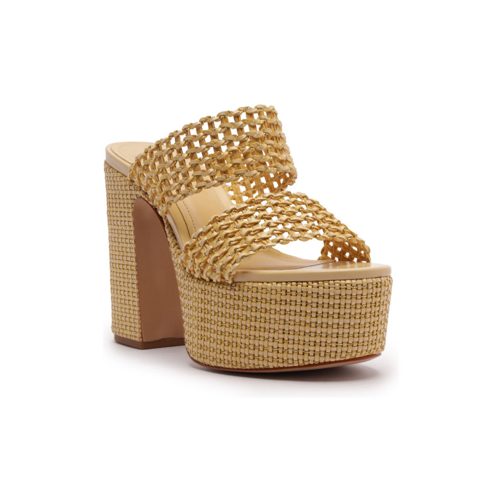 Schutz  |  Sandalia Plataforma Trenzada