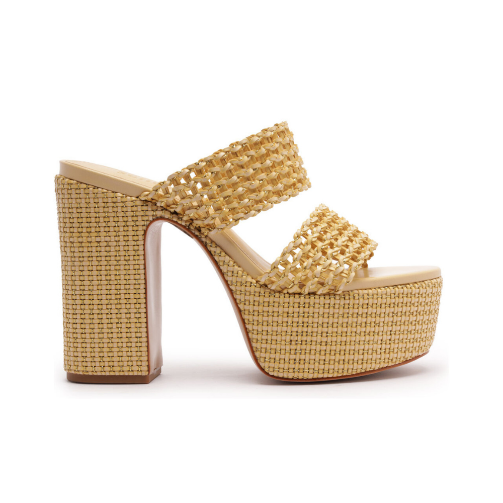 Schutz  |  Sandalia Plataforma Trenzada