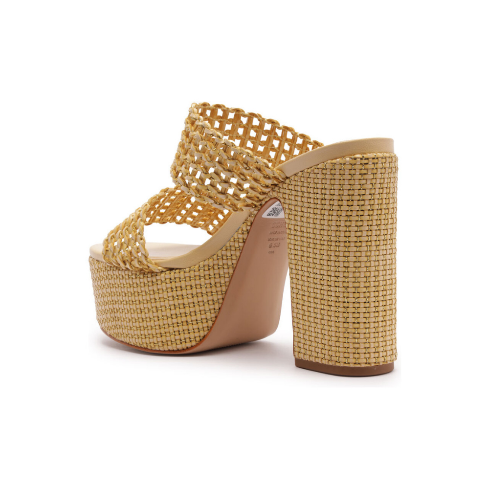 Schutz  |  Sandalia Plataforma Trenzada