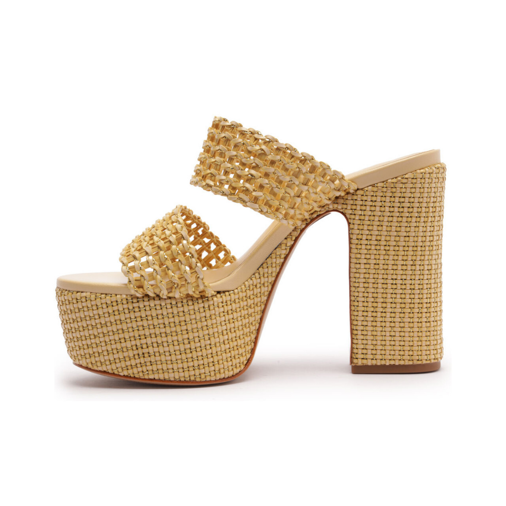 Schutz  |  Sandalia Plataforma Trenzada