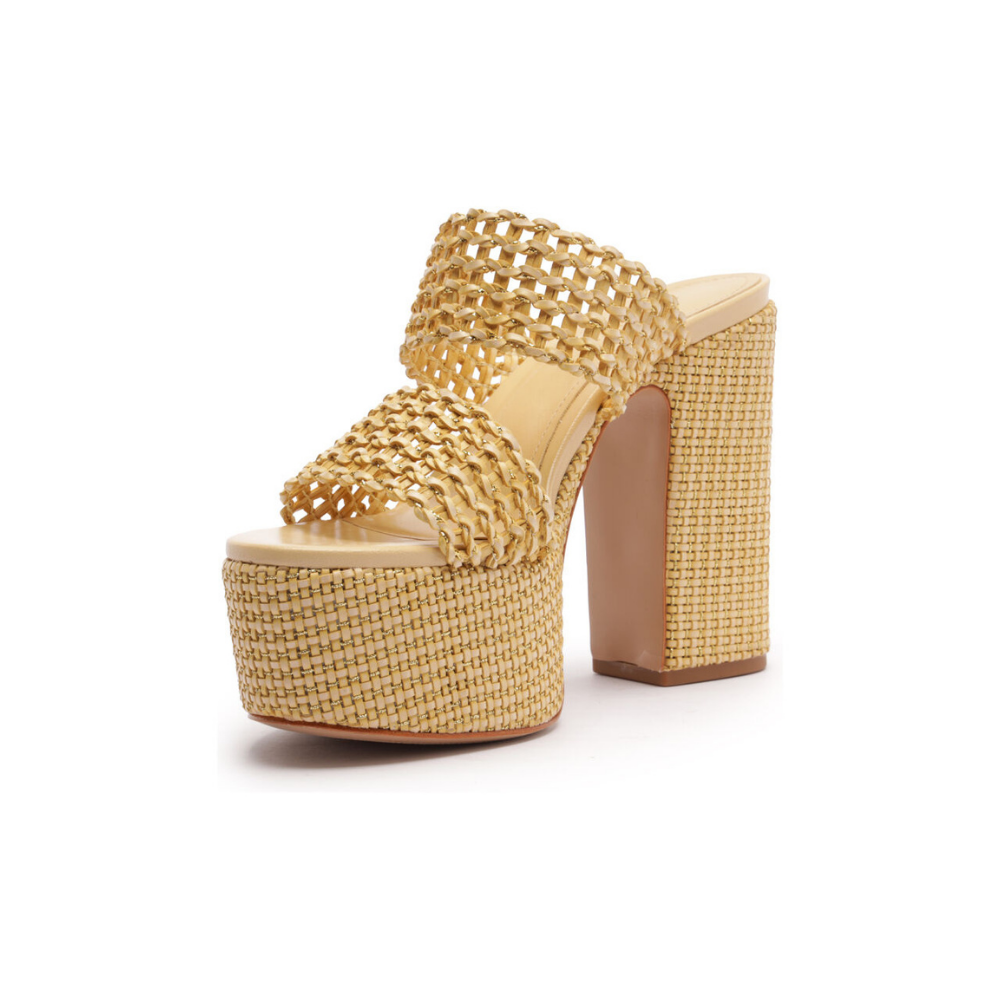 Schutz  |  Sandalia Plataforma Trenzada