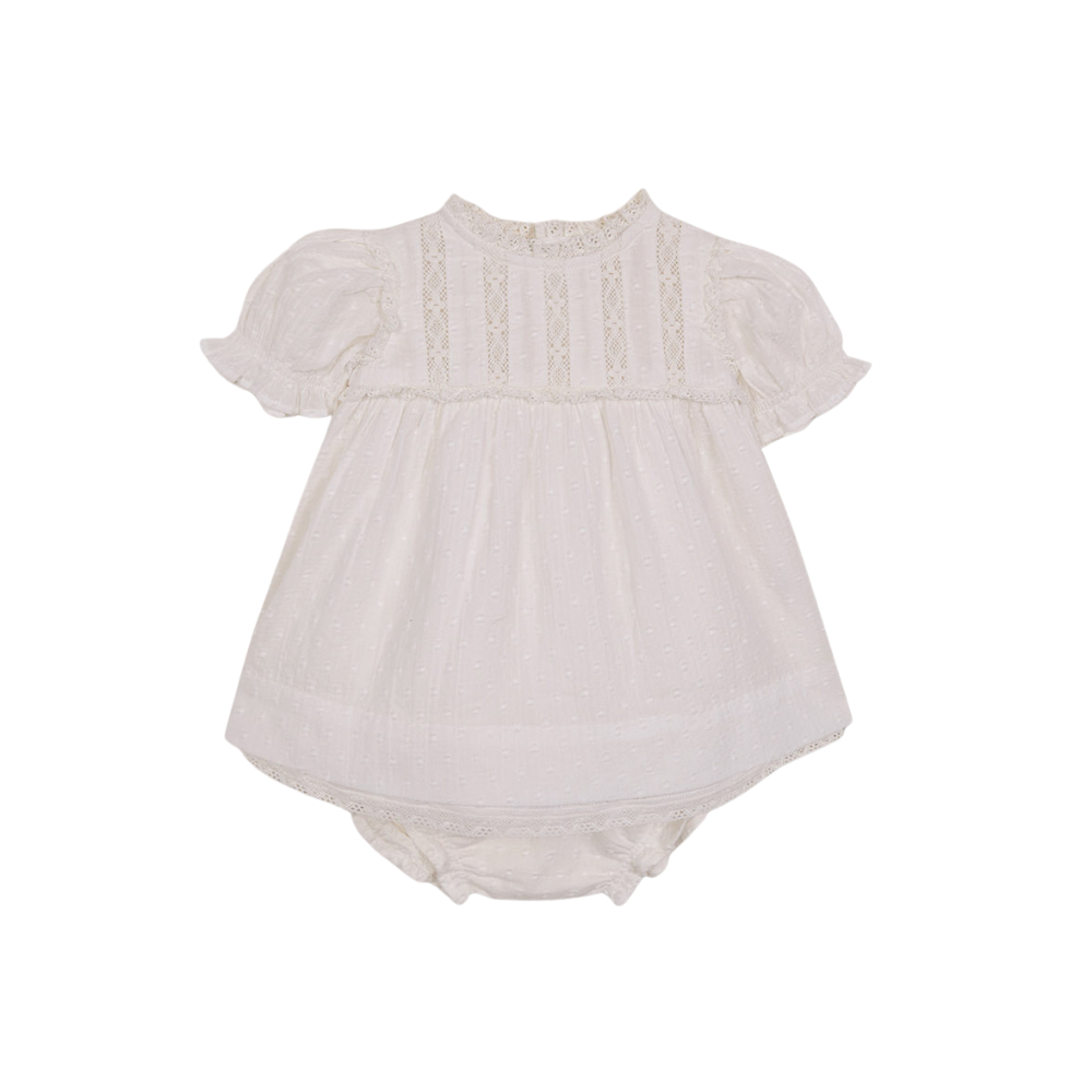 Gocco | Vestido Con Encaje para Niña Bebé