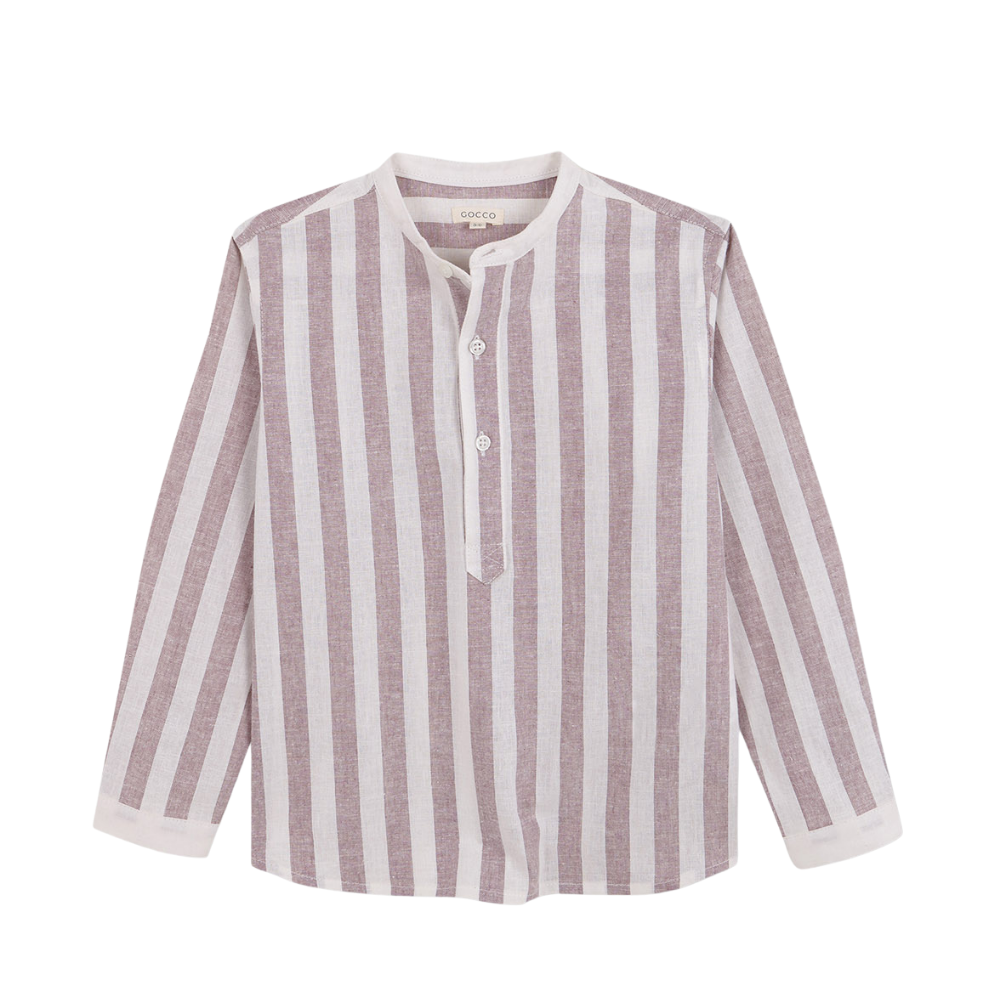 Gocco | Camisa de Lino de Rayas para Niño