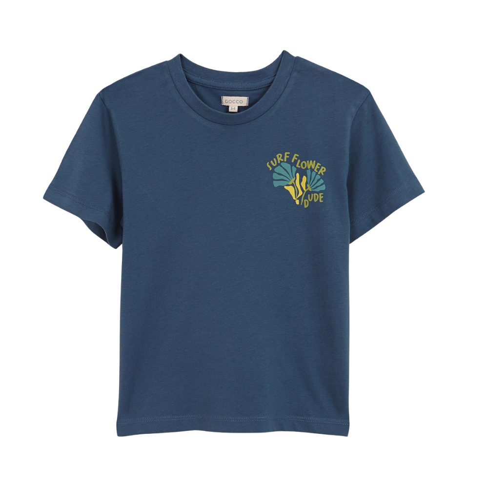 Gocco | Camiseta Manga Corta Surf Flower para Niño