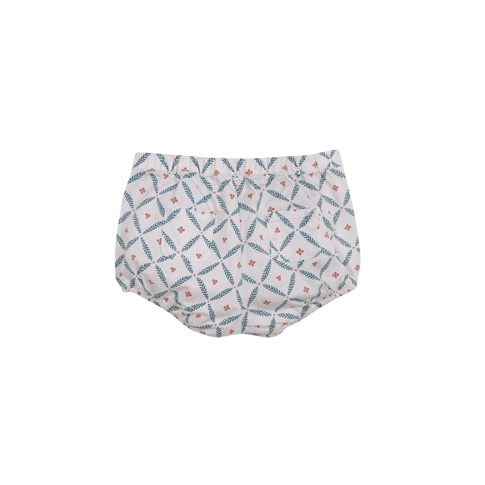 Gocco | Pantalón Corto con Estampado de Ramitas para Niña