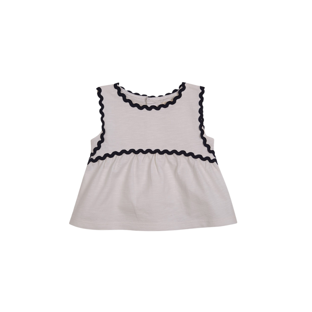 Gocco | Camiseta con Detalle de Ondas para Niña