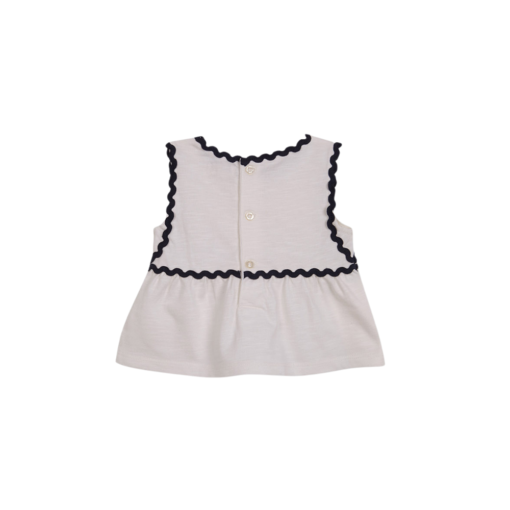 Gocco | Camiseta con Detalle de Ondas para Niña