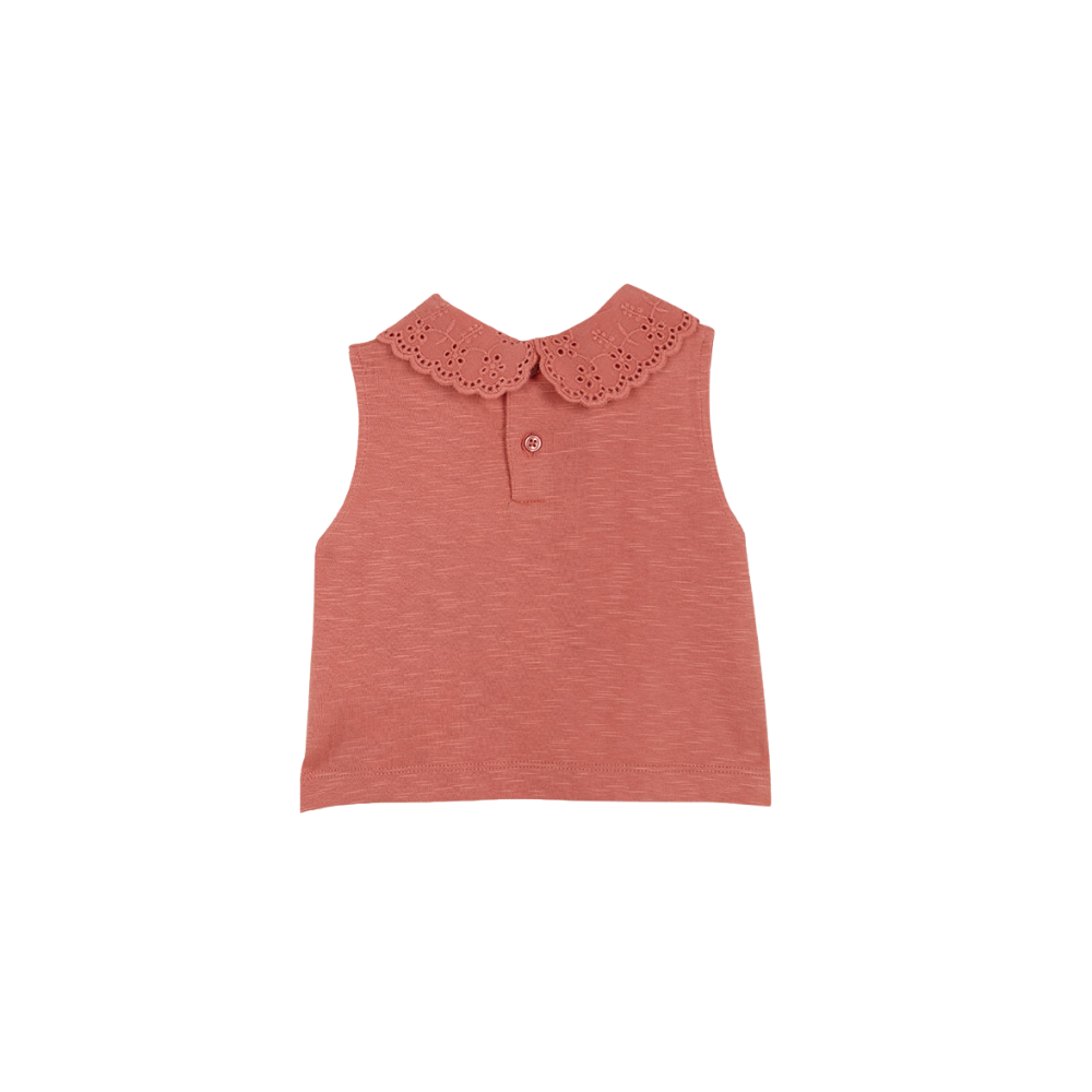 Gocco | Camiseta Sin Mangas Cuello Openwork para Niña