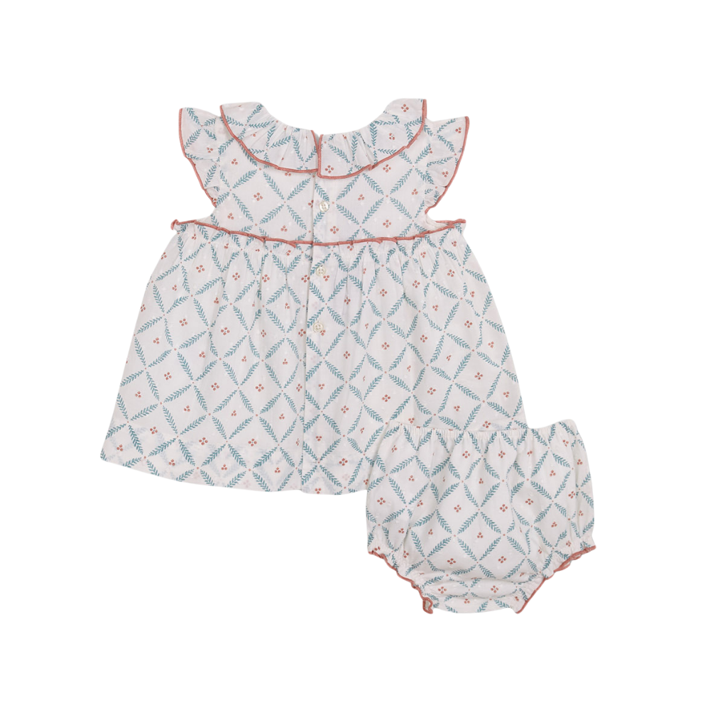 Gocco | Vestido con Estampado de Ramitas para Niña