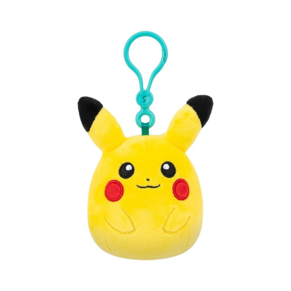 Squishmallows | Peluche Clip On Pokémon Surtido – Mini Compañeros para Llevar