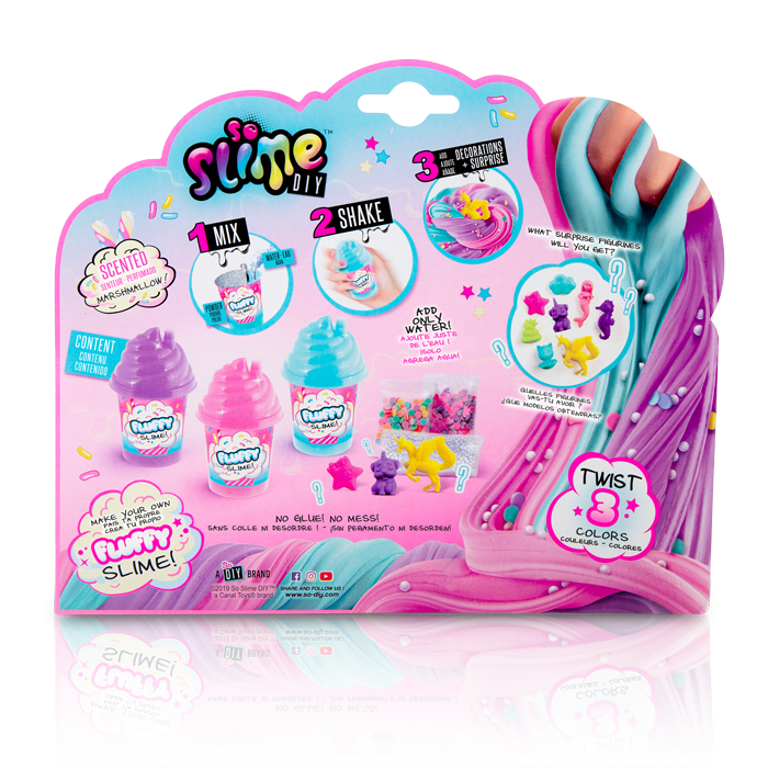 So Slime | Slime Fluffy Shakers 3 Pack