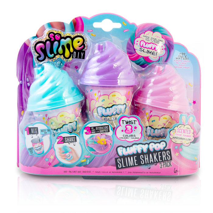 So Slime | Slime Fluffy Shakers 3 Pack