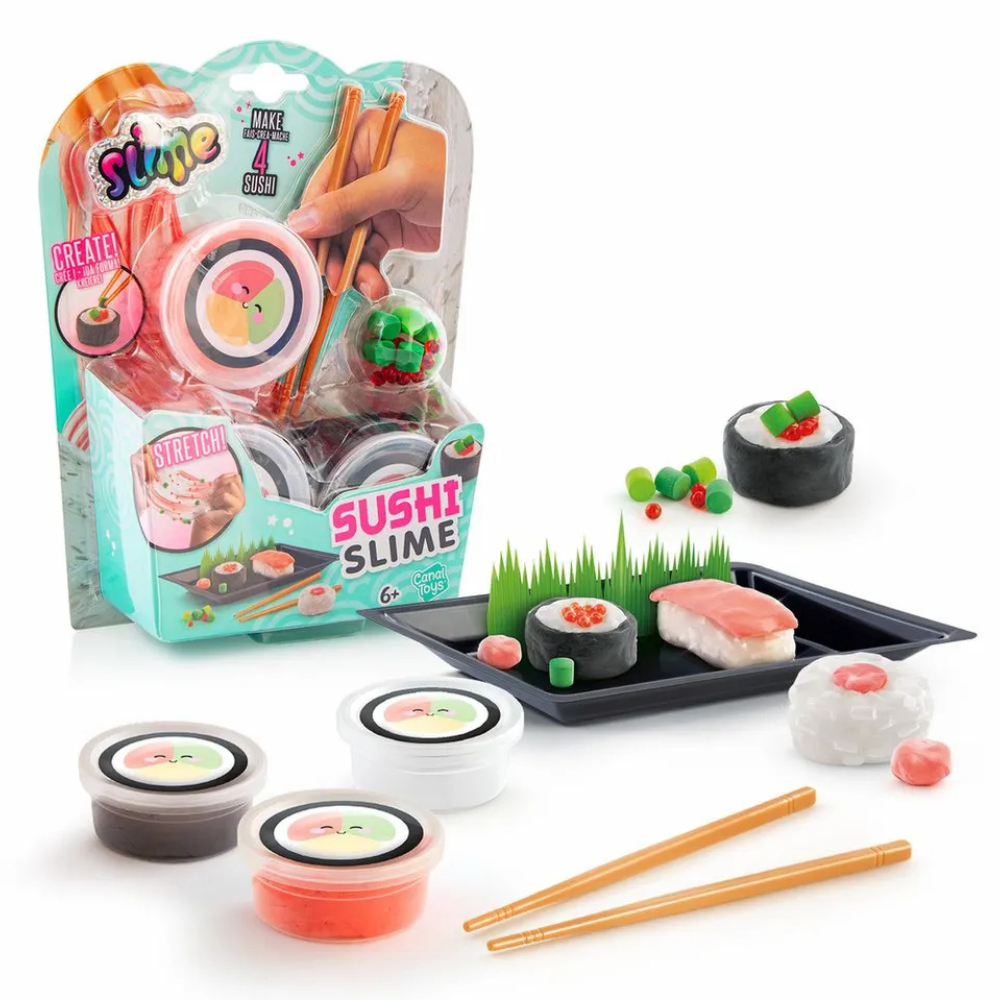 Canal Toys | Sushi Slime Kit – Kit Creativo para Crear Slime con Estilo Sushi