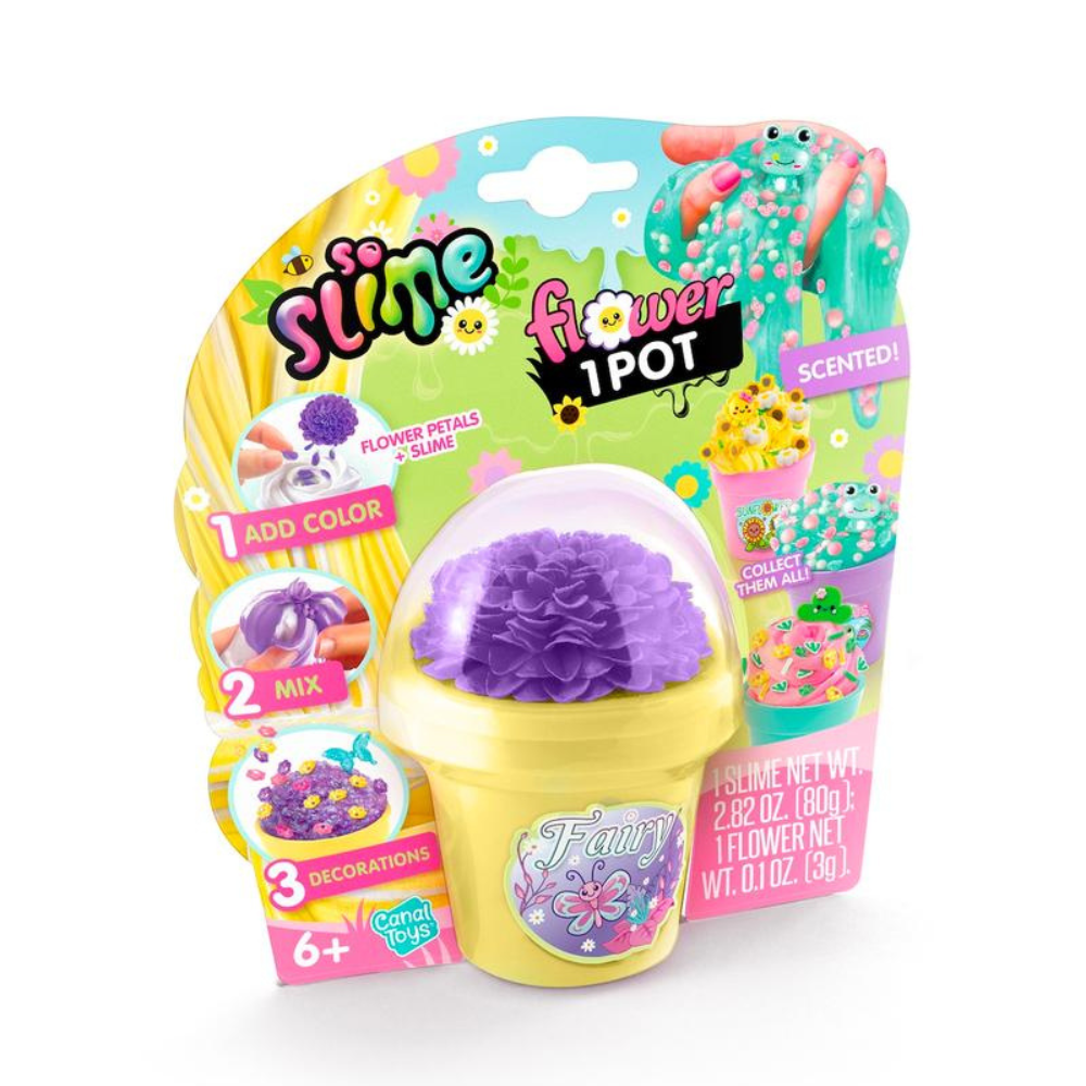Canal Toys | Slime Flower Pot – Kit Creativo para Crear un Jardín de Slime