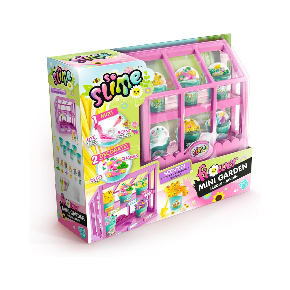 Canal Toys | Slime Flower Mini Garden – Mini Jardín Creativo de Slime