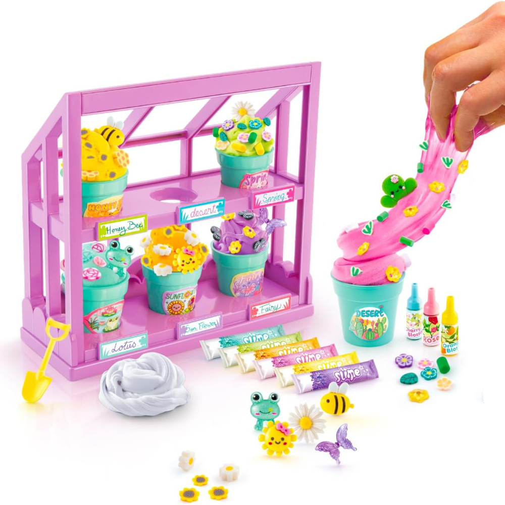 Canal Toys | Slime Flower Mini Garden – Mini Jardín Creativo de Slime
