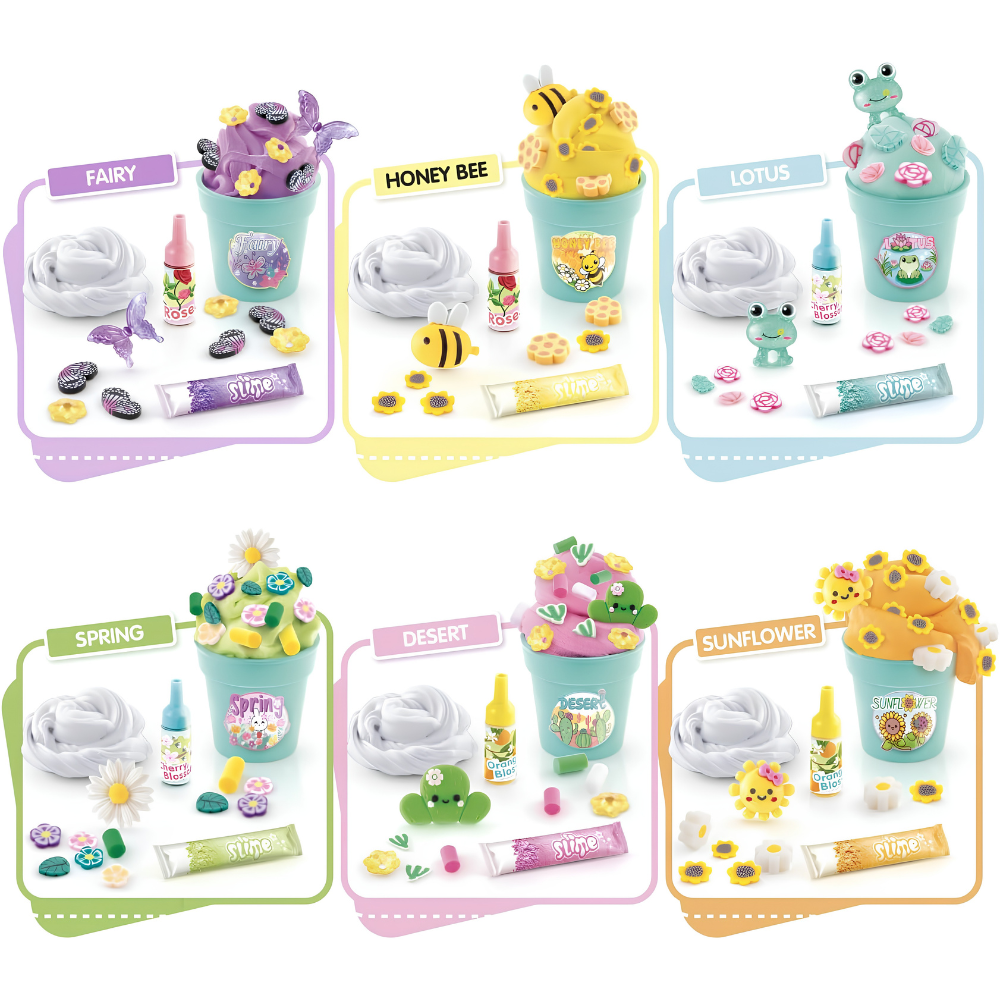 Canal Toys | Slime Flower Mini Garden – Mini Jardín Creativo de Slime