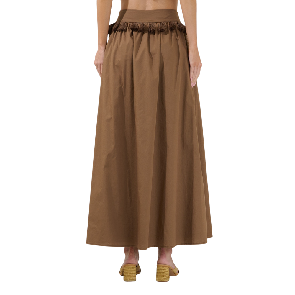 Falda Maxi con Borlas para Dama