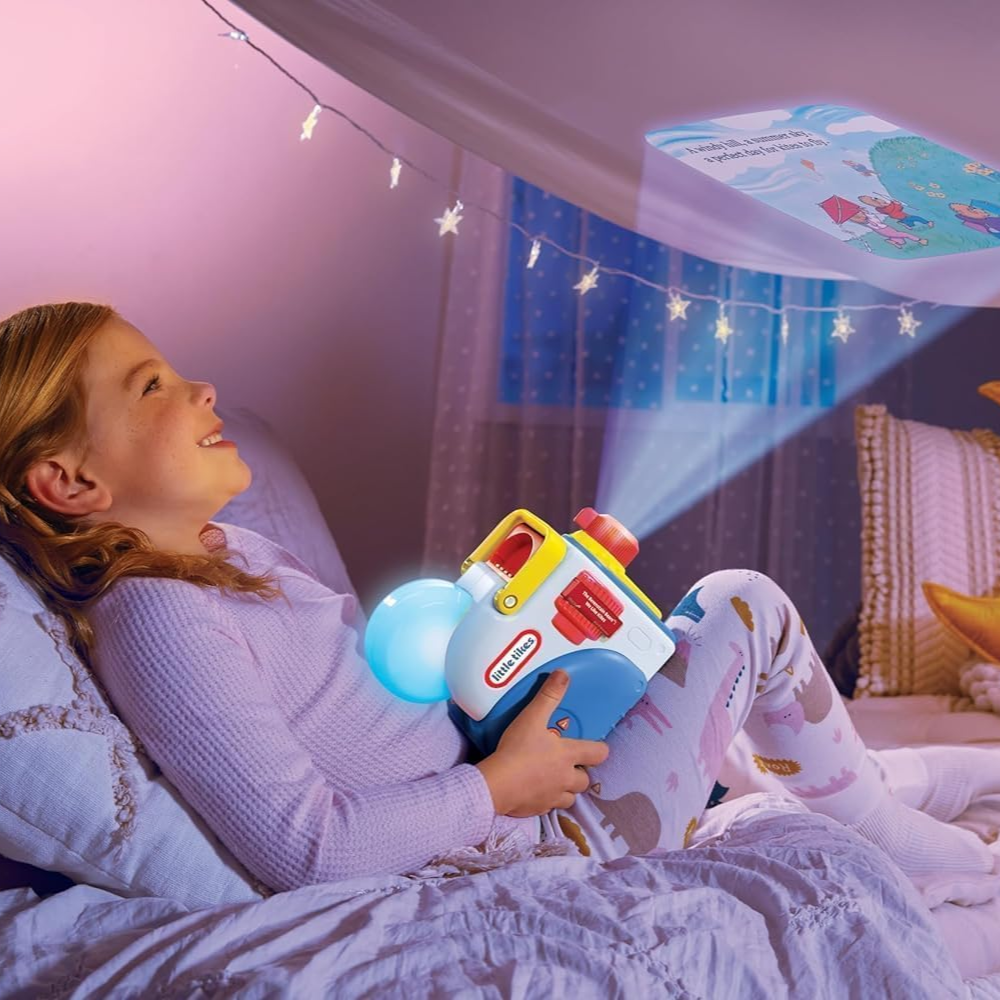 Little Tikes | Story Dream Machine con Colección de Cuentos de Hadas