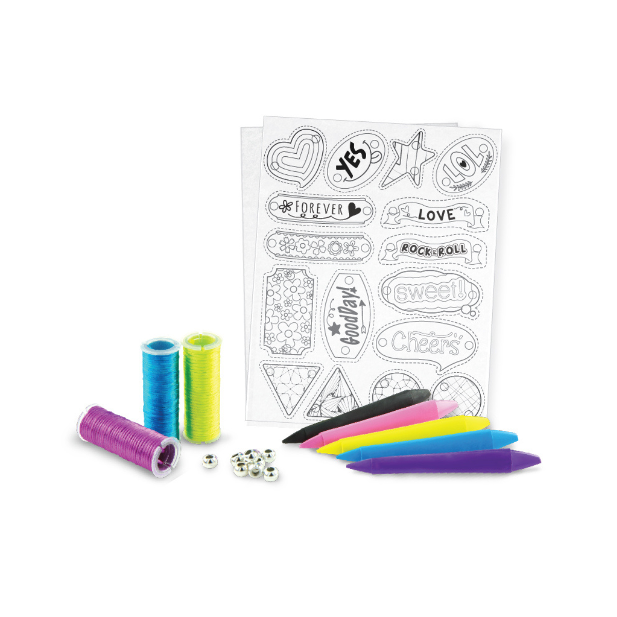 Shrinky Dinks Message Charm