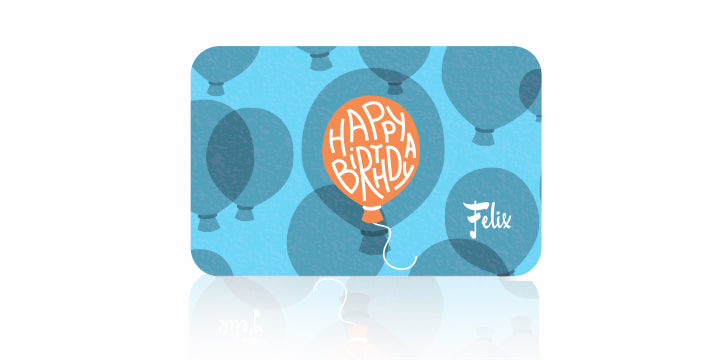 Gift Card - Feliz Cumpleaños Globos 25.00