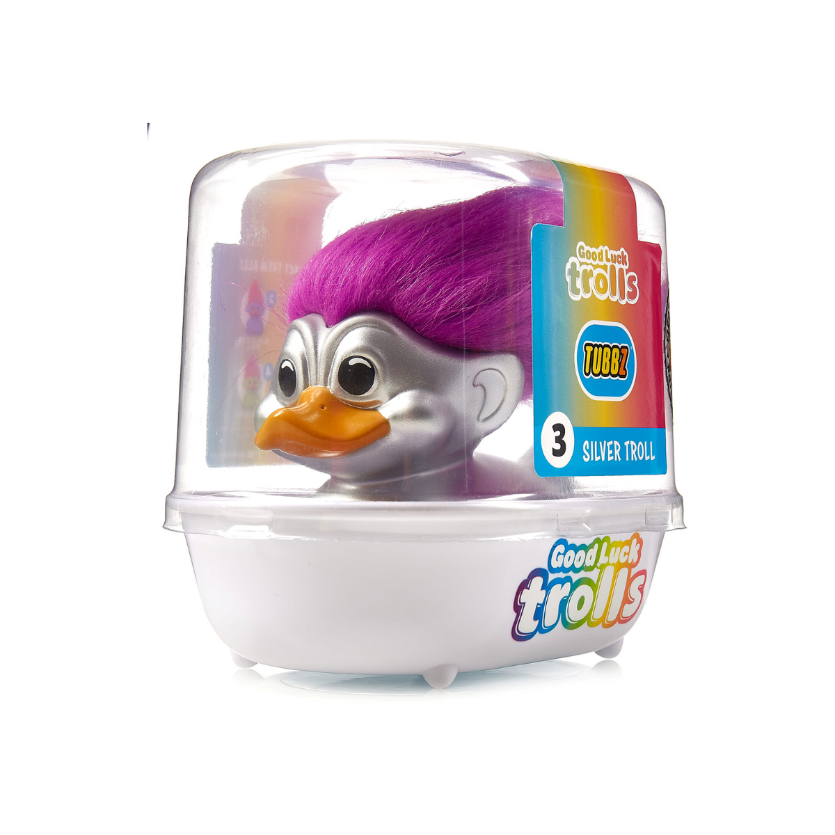 Tubbz Trolls Silver Purple Hair 1st Edition