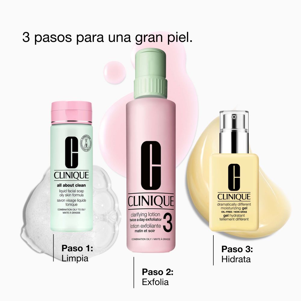 Clinique | Set Tratamiento Rutina 3 pasos Rostro Great Skin Everywhere: Piel mixta-grasa Holiday