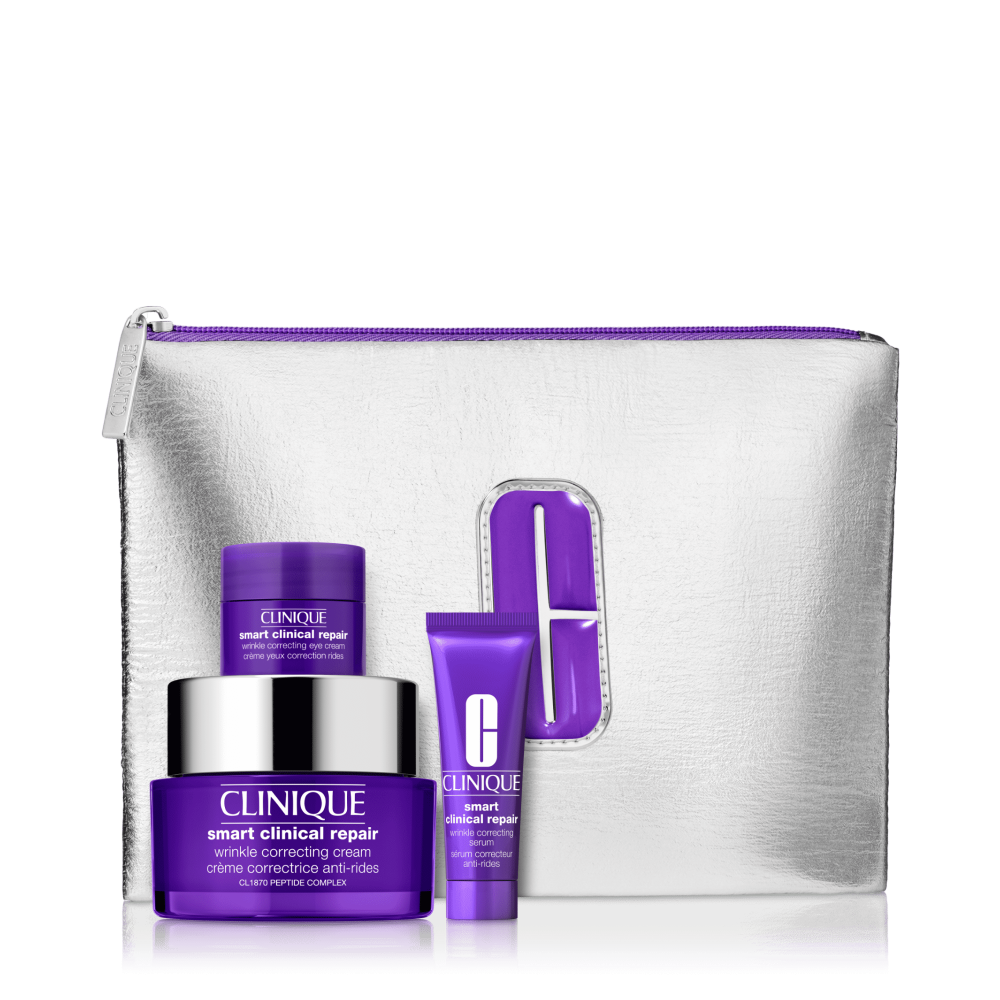 Clinique |  Set Tratamiento Antiedad Rostro Smart & Smooth Holiday
