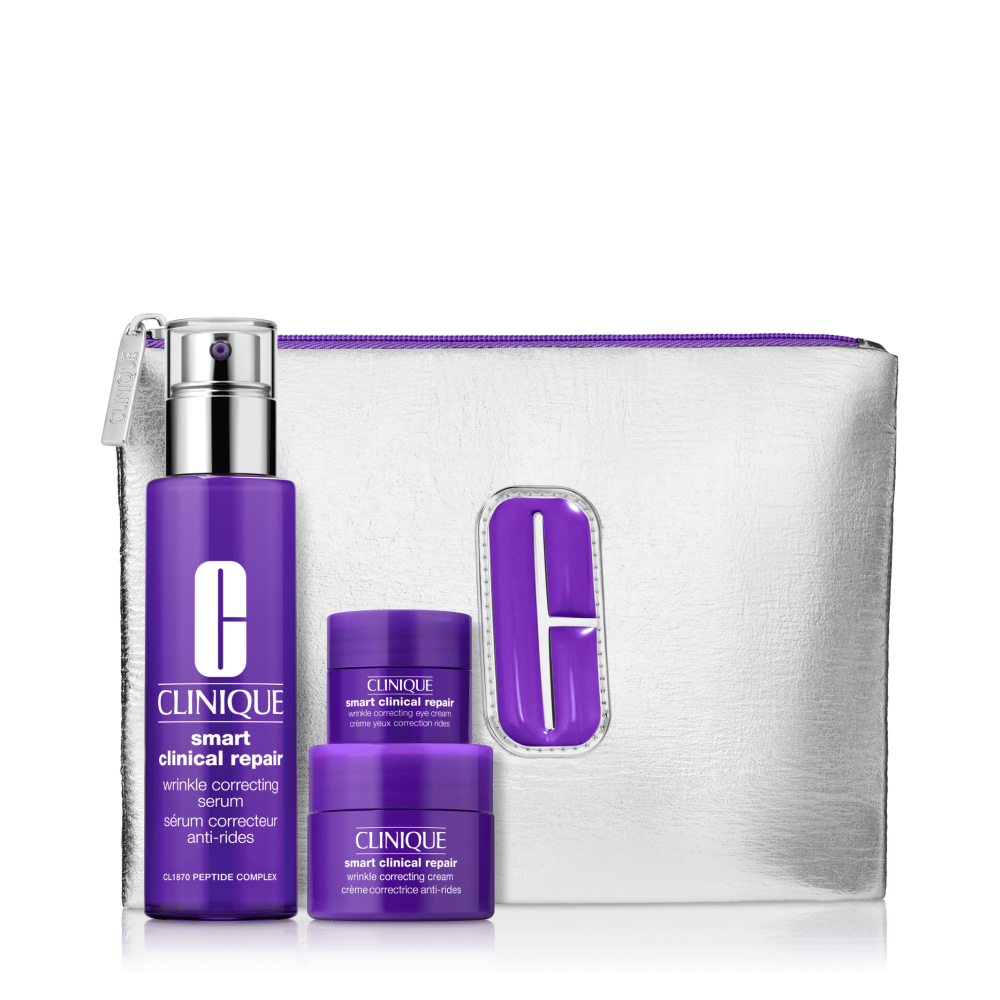 Clinique |  Set Tratamiento Antiedad Rostro De-Aging Experts: Smart Clinical Repair™ Holiday