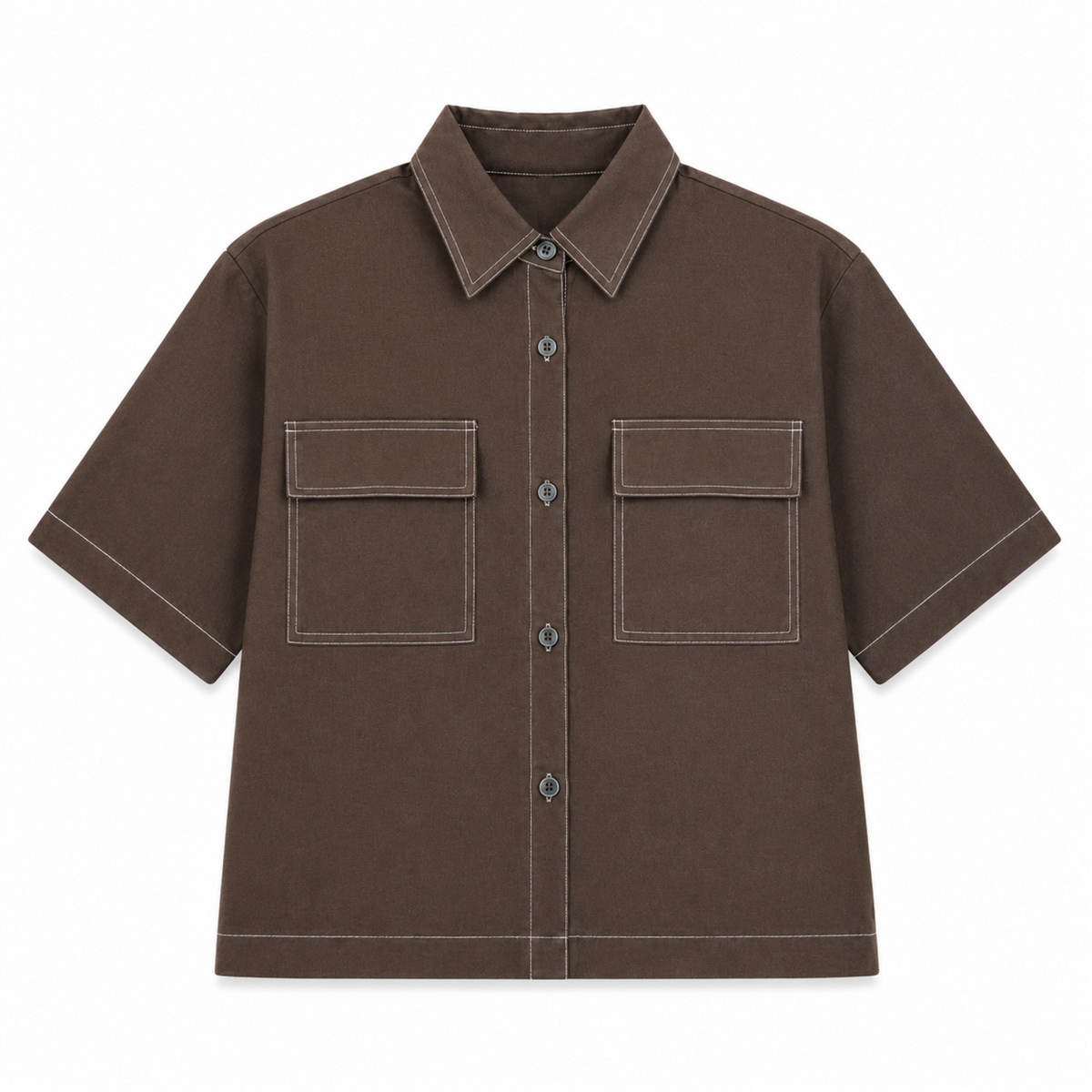 Olea | Camisa Utilitaria de Manga Corta