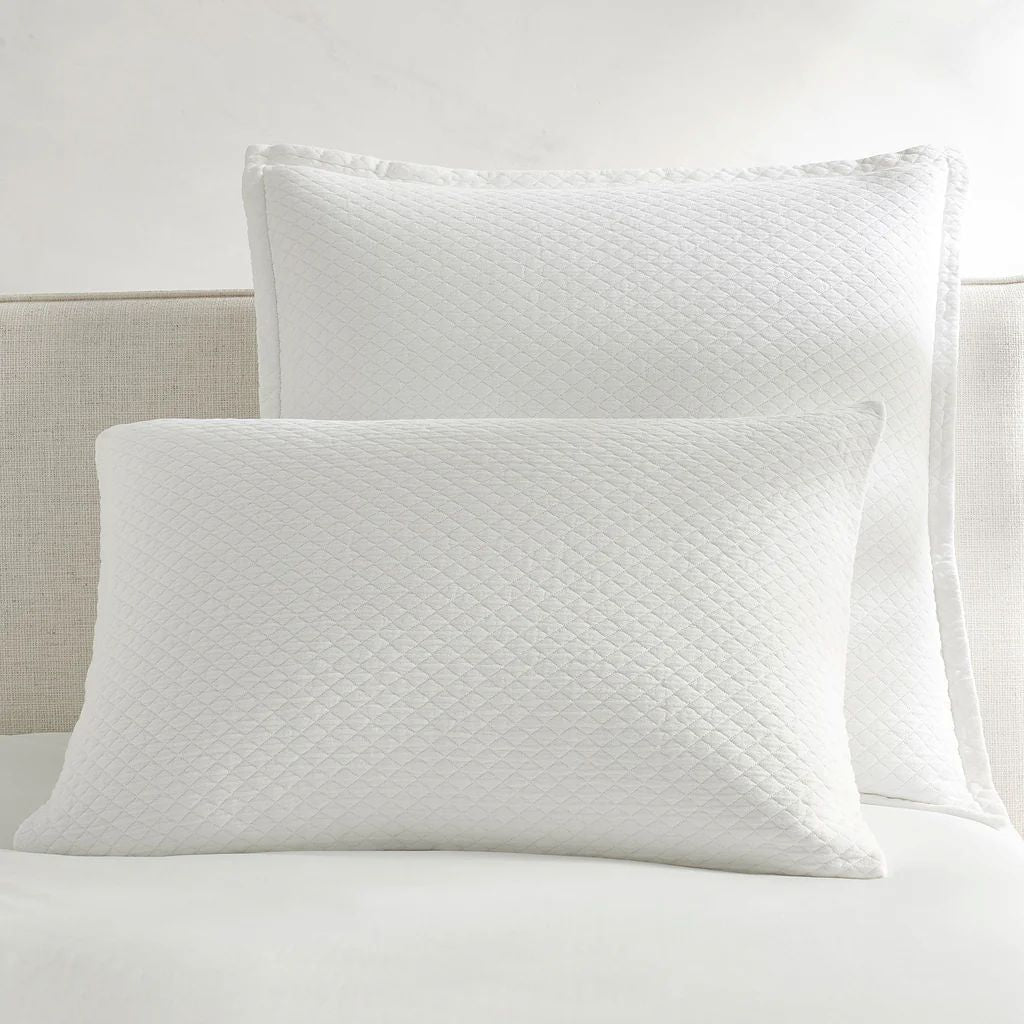 Kassatex Premium | Set x2 Fundas Diamante Acolchonadas Para Almohadas