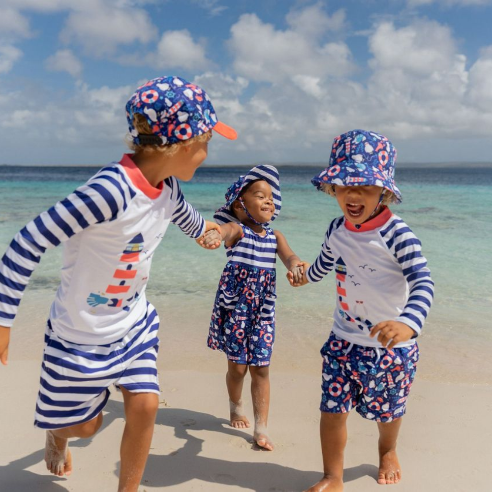 Flap Happy | Bañador Wesley con forro de malla Seagull Shores UPF 50