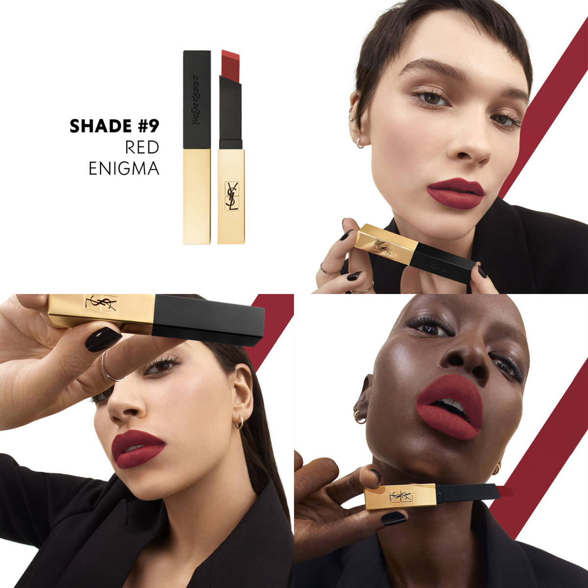 Red Enigma Rouge Pur Couture The Slim Yves Saint Red Enigma Ysl