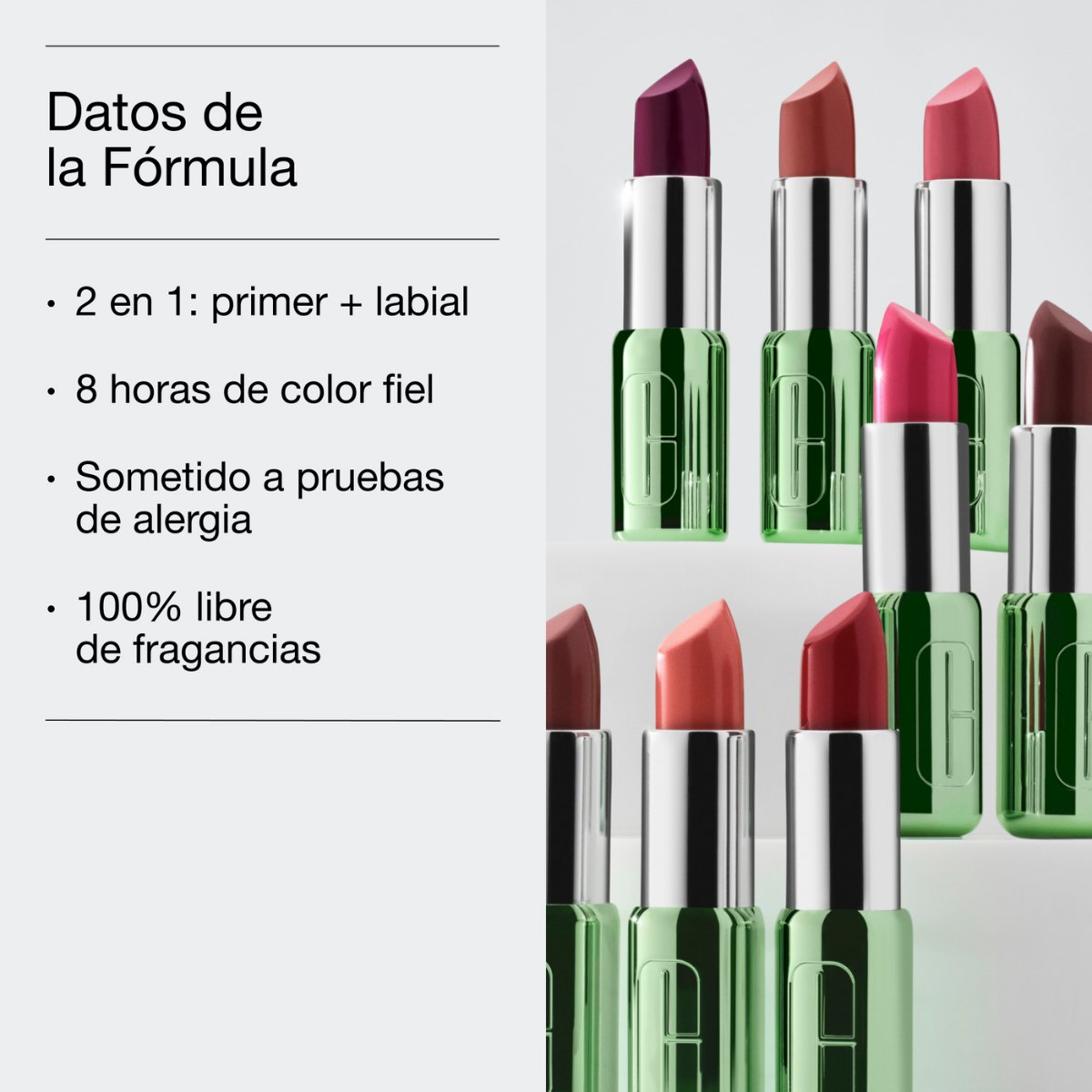 Clinique Labial Larga duración Pop™ Satín