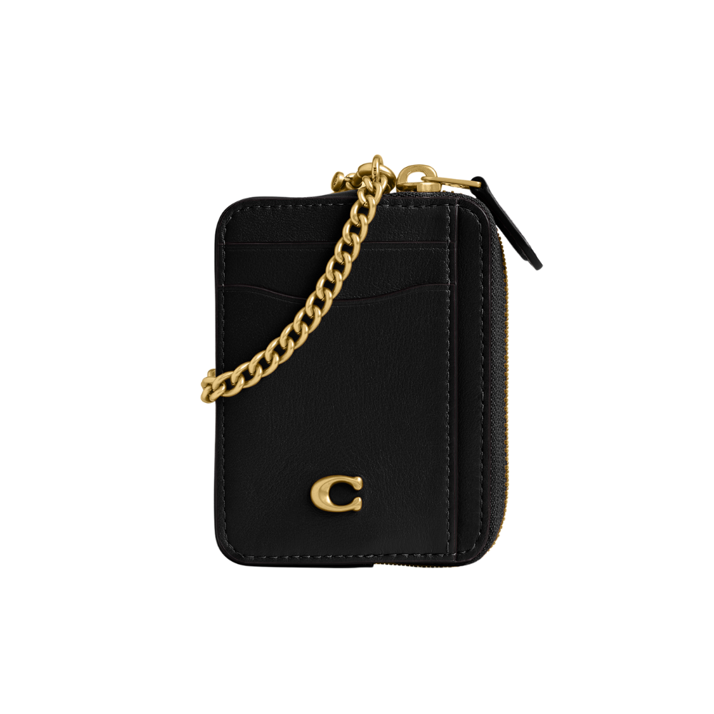 Coach | Tarjetero De Cadena Esencial Black