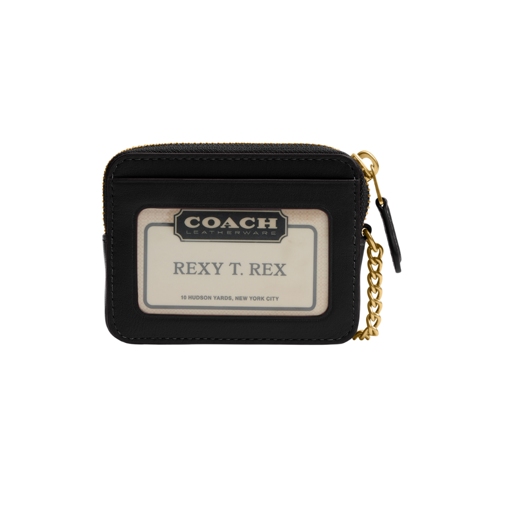 Coach | Tarjetero De Cadena Esencial Black