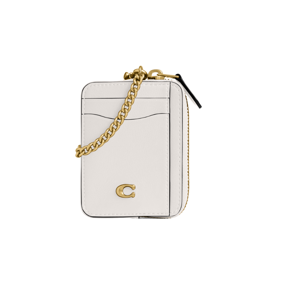 Coach | Tarjetero De Cadena Esencial White