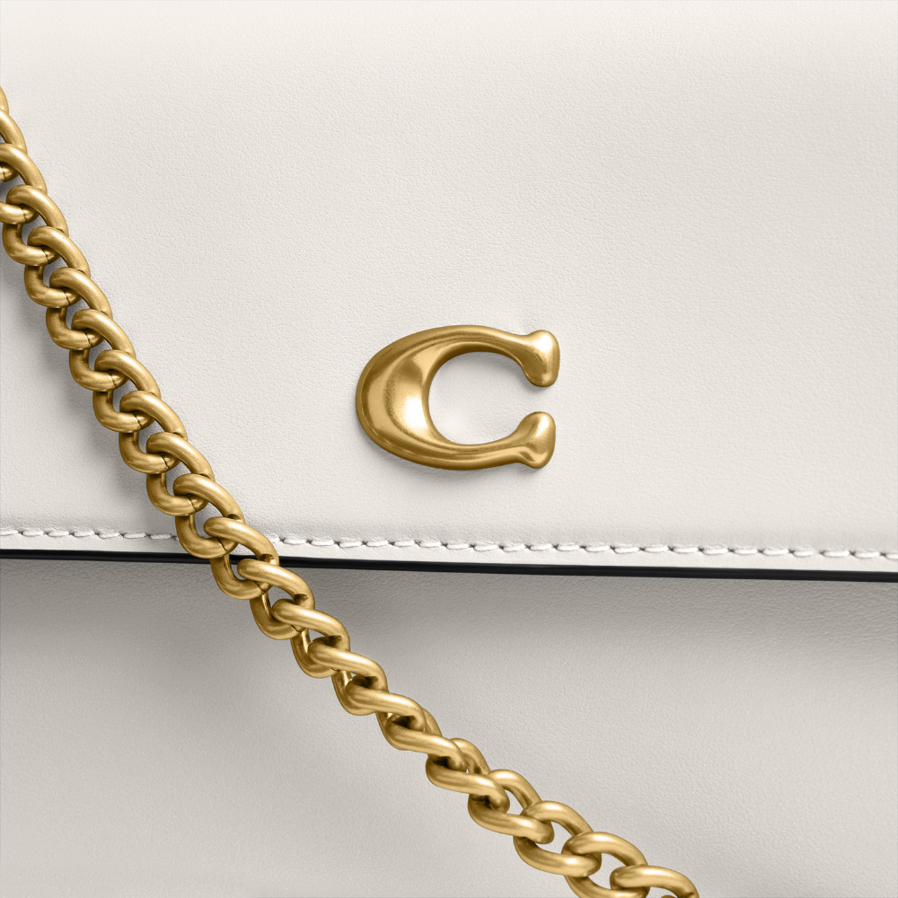 Coach | Bolso De Cadena Brook Flap Blanco