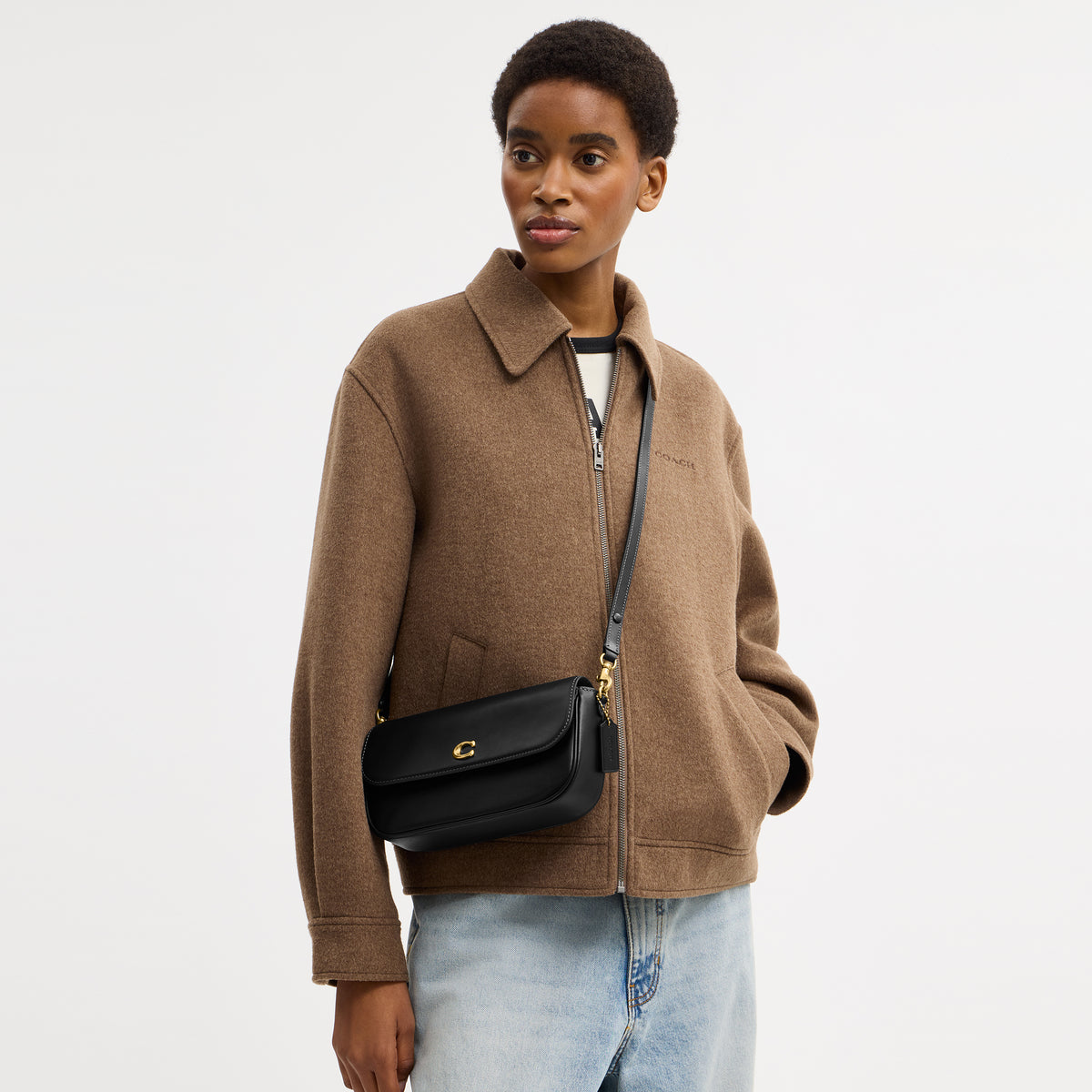 Coach  |  Bolso con cadena y solapa Brook