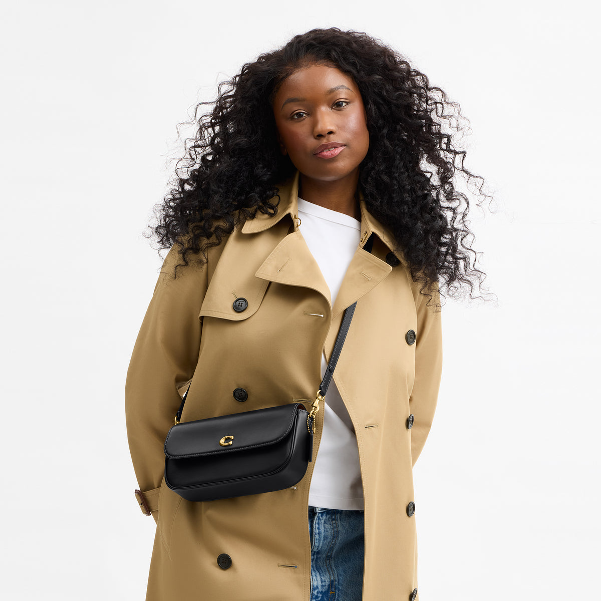 Coach  |  Bolso con cadena y solapa Brook