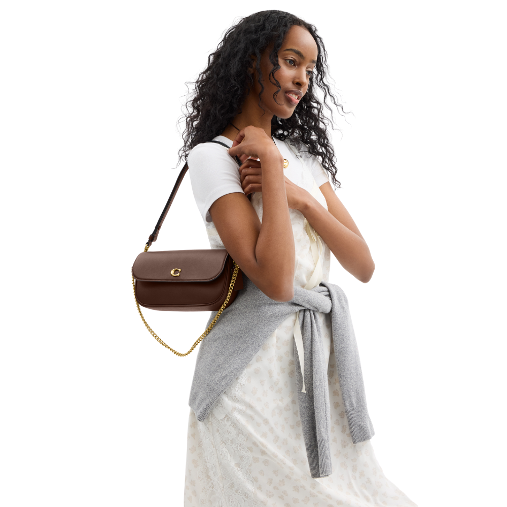 Coach | Bolso De Cadena Brook Flap Brook Brown
