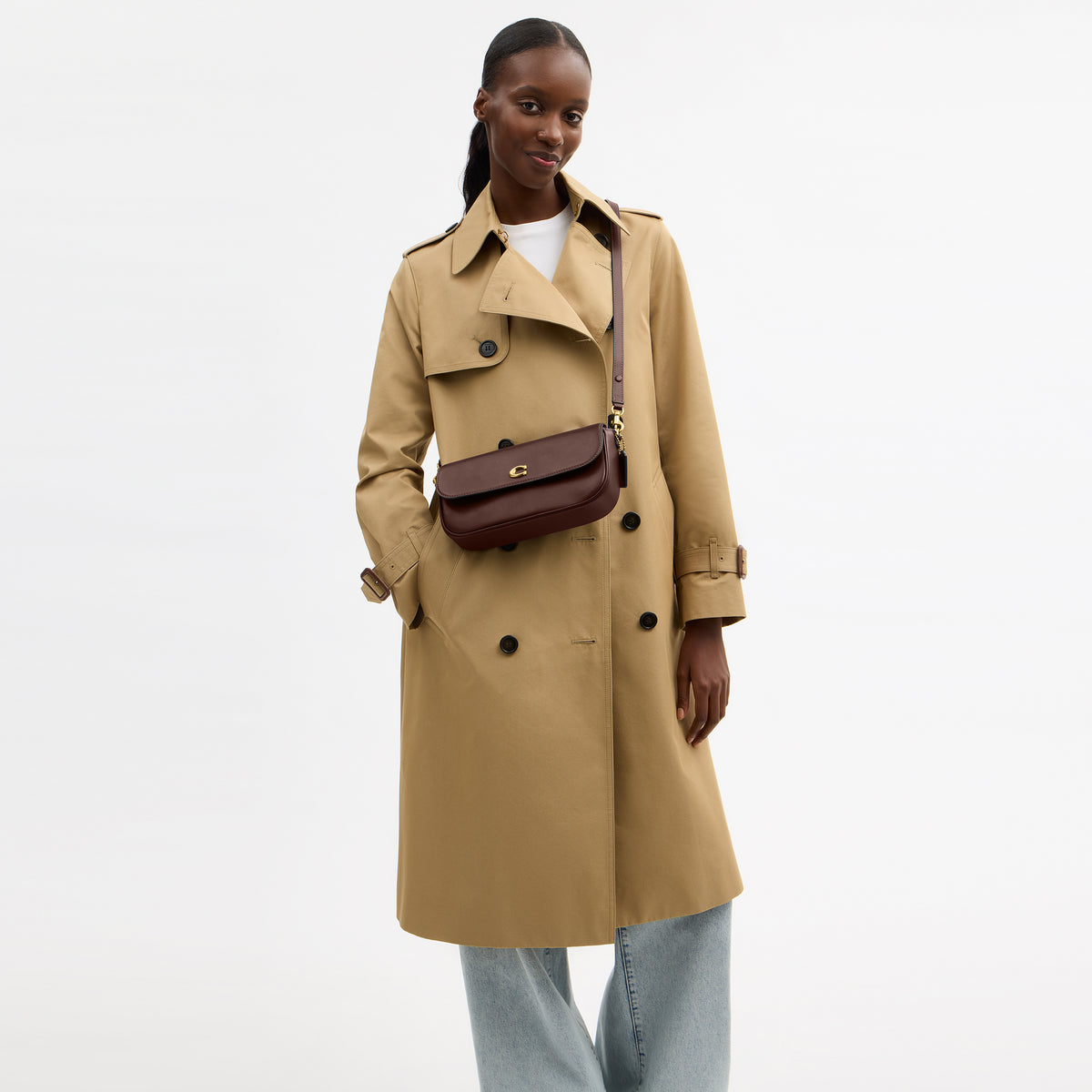 Coach  |  Bolso con cadena y solapa Brook