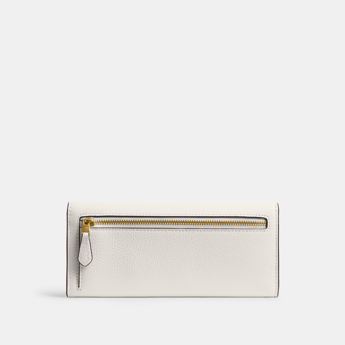 Coach Cartera Mila con solapa larga de piel granulada pulida